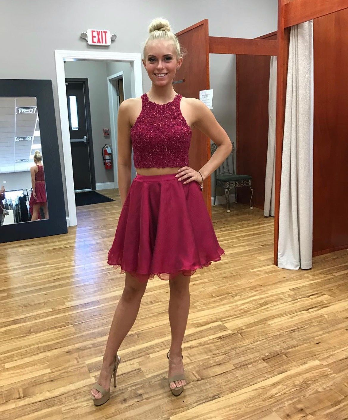 Rachel Allan Size 0 Prom Pink Cocktail Dress on Queenly