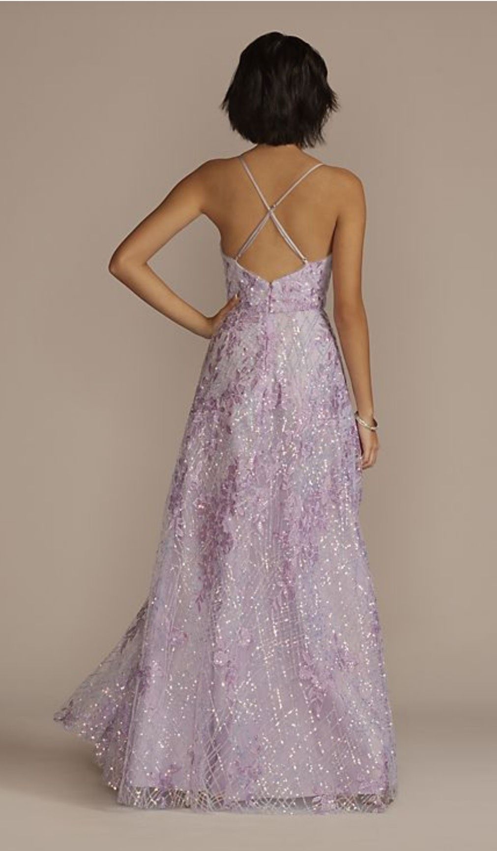 Size 2 Prom Purple A-line Dress on Queenly