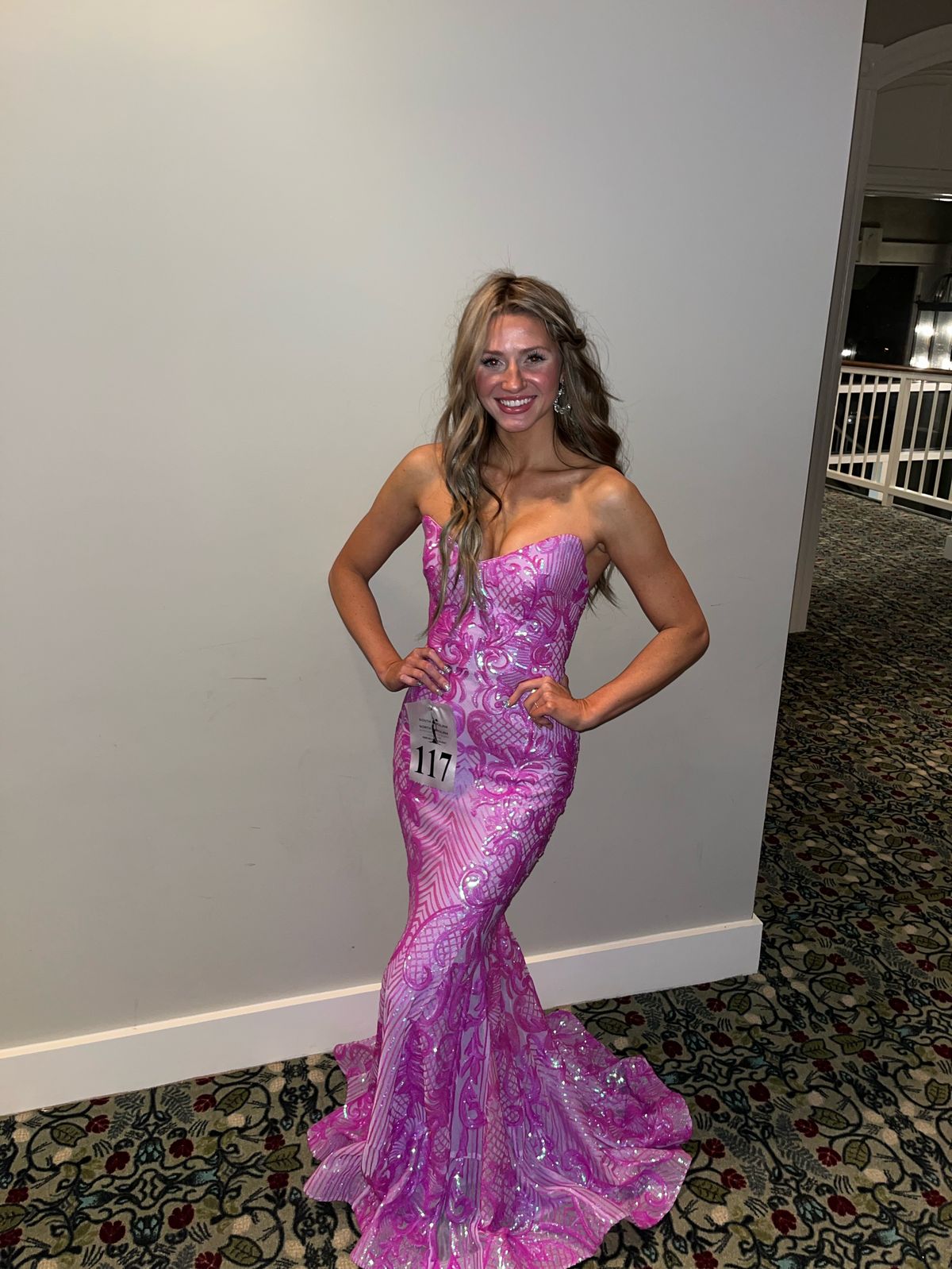 Size 2 Prom Purple Mermaid Dress on Queenly