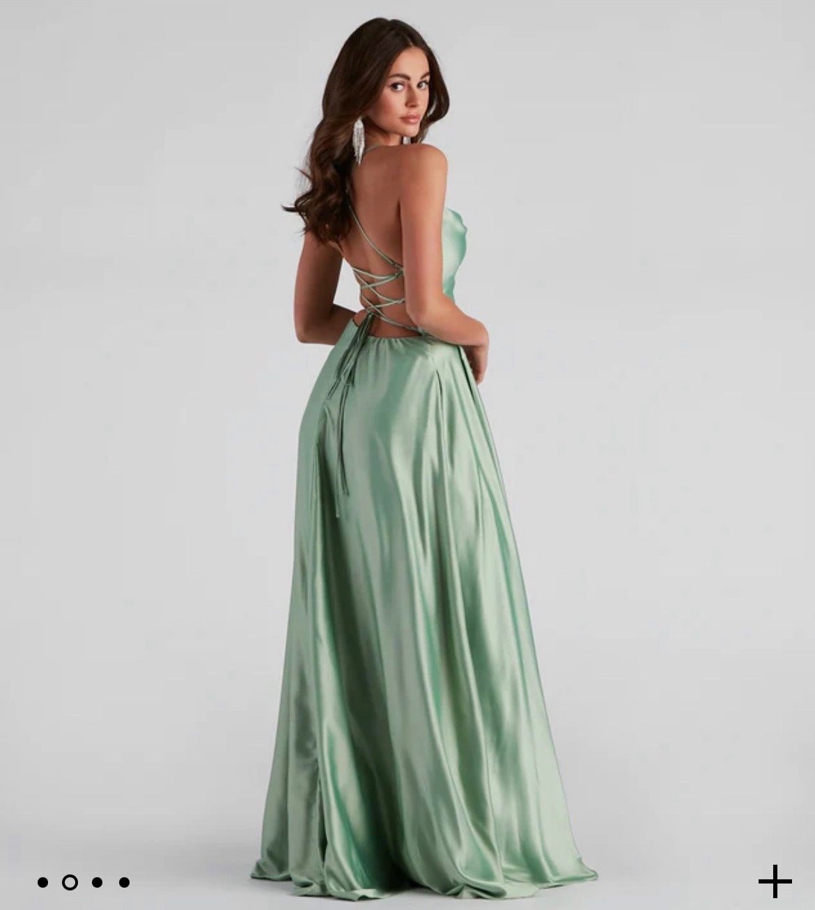 Windsor Size 2 Prom Green A-line Dress on Queenly