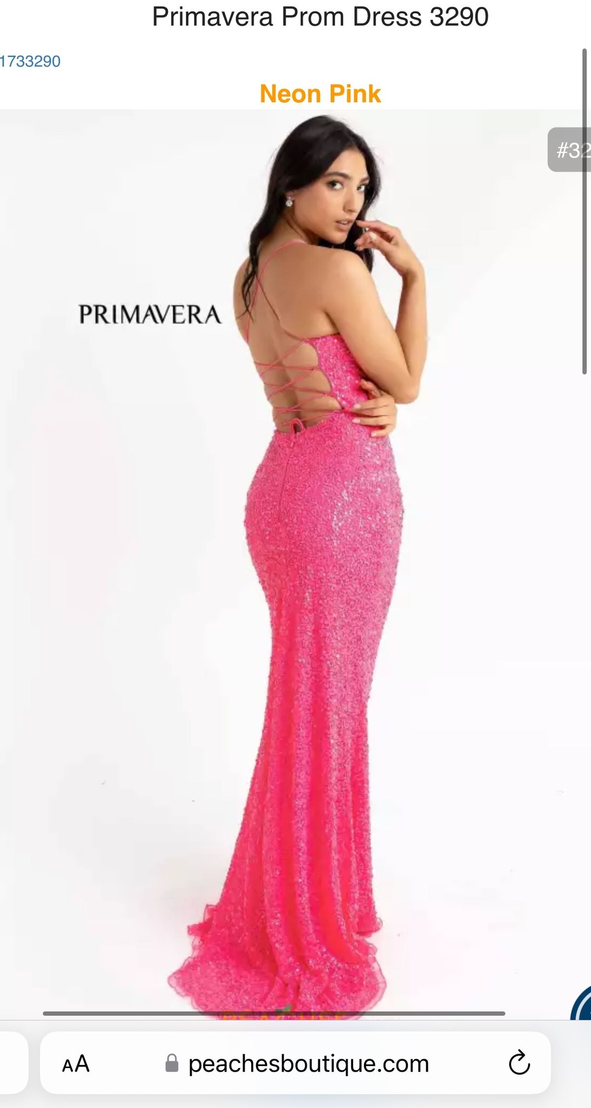 Primavera Size 00 Prom Pink Floor Length Maxi on Queenly