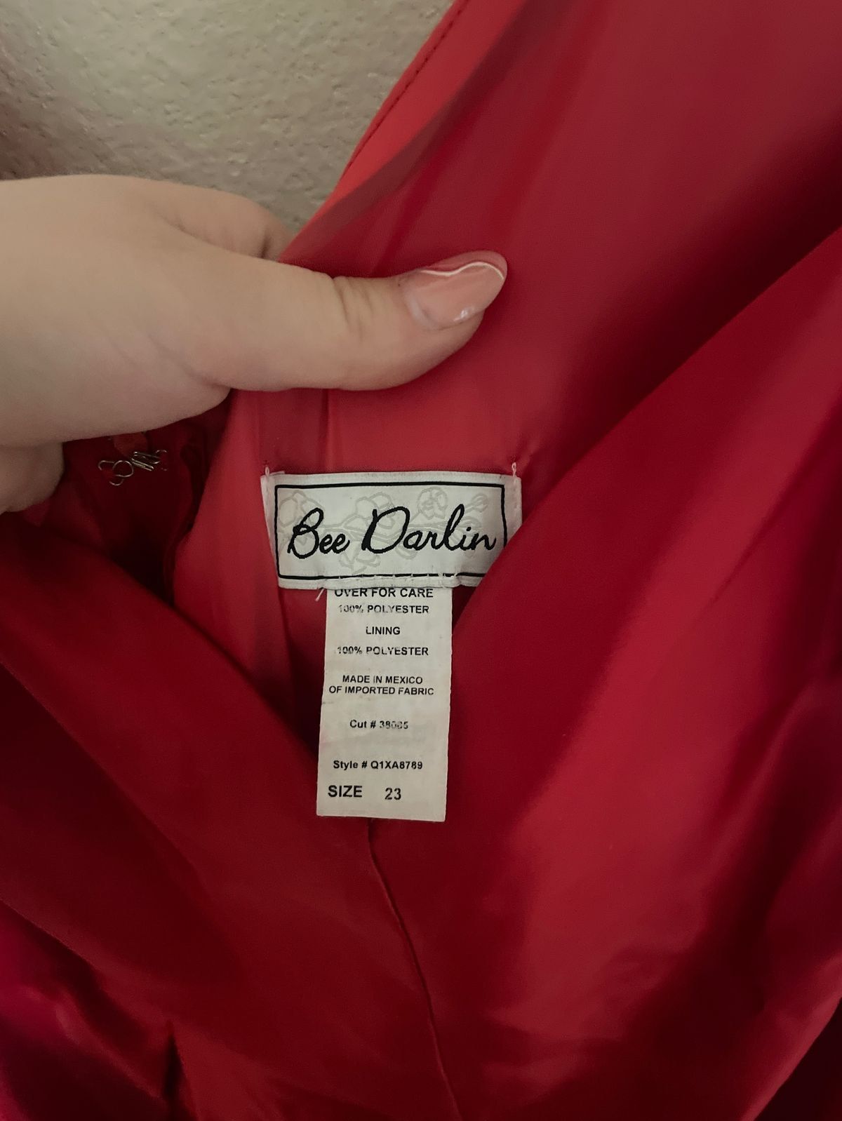 Plus Size 22 Prom Red Ball Gown on Queenly