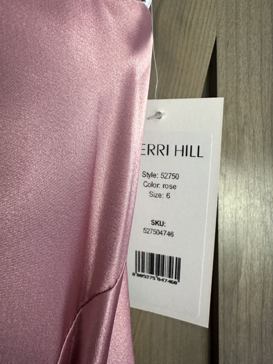 Sherri Hill Size M Prom One Shoulder Satin Pink A-line Dress on Queenly
