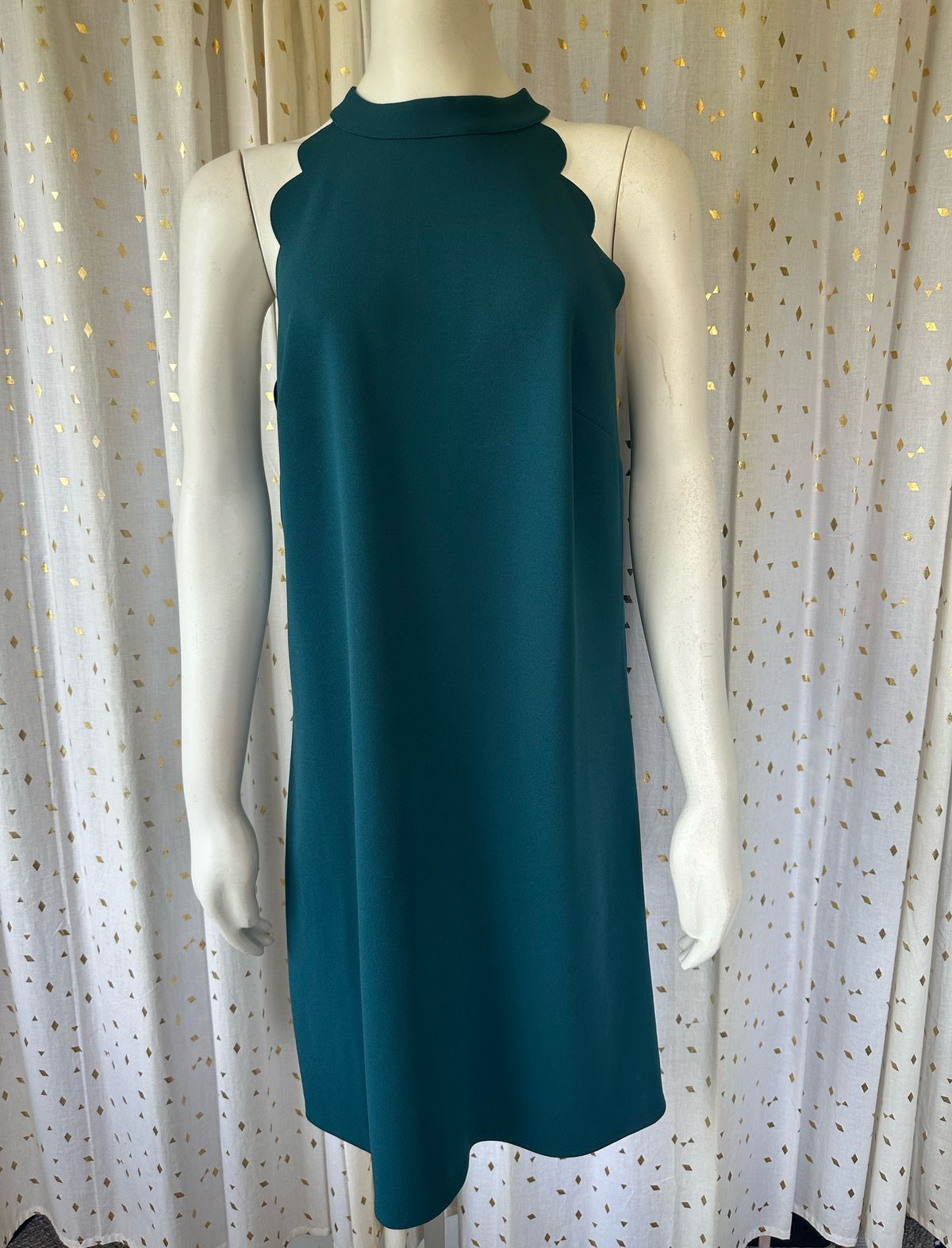BCX Size XL Homecoming High Neck Green Cocktail Dress on Queenly