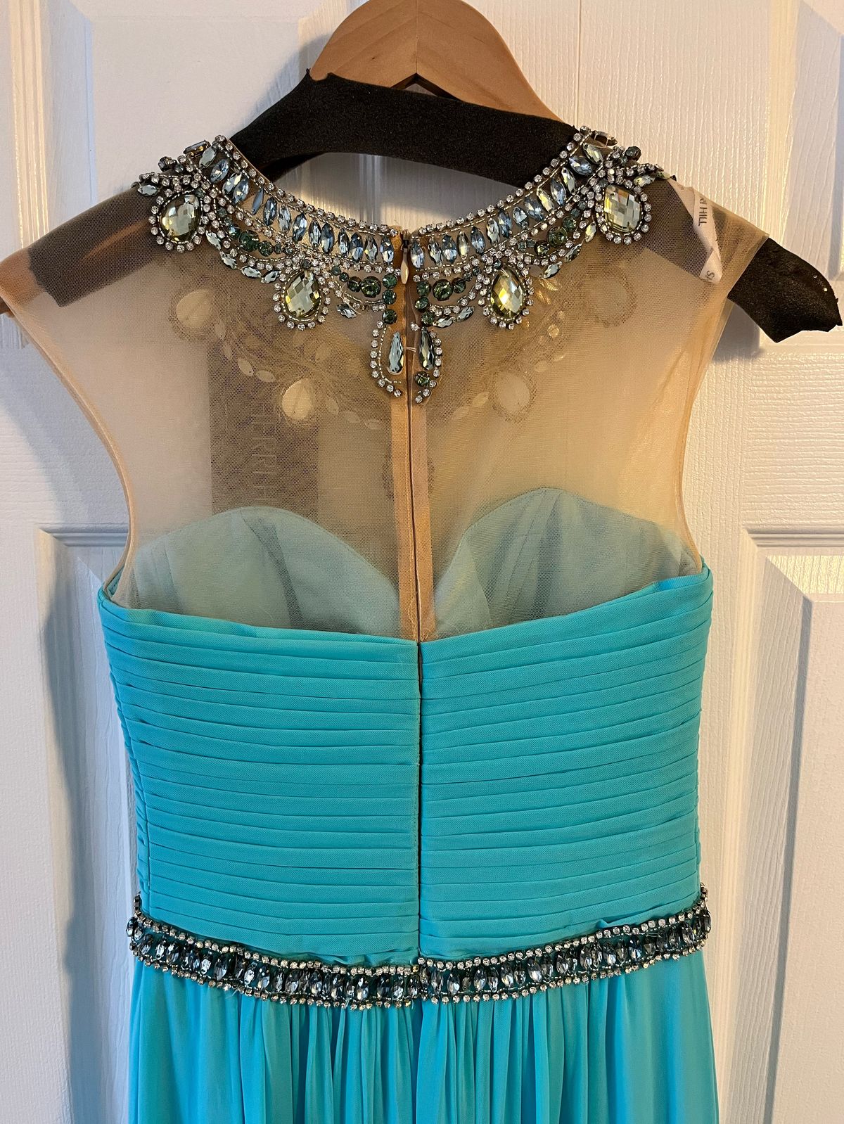 Sherri Hill Size 2 Blue A-line Dress on Queenly