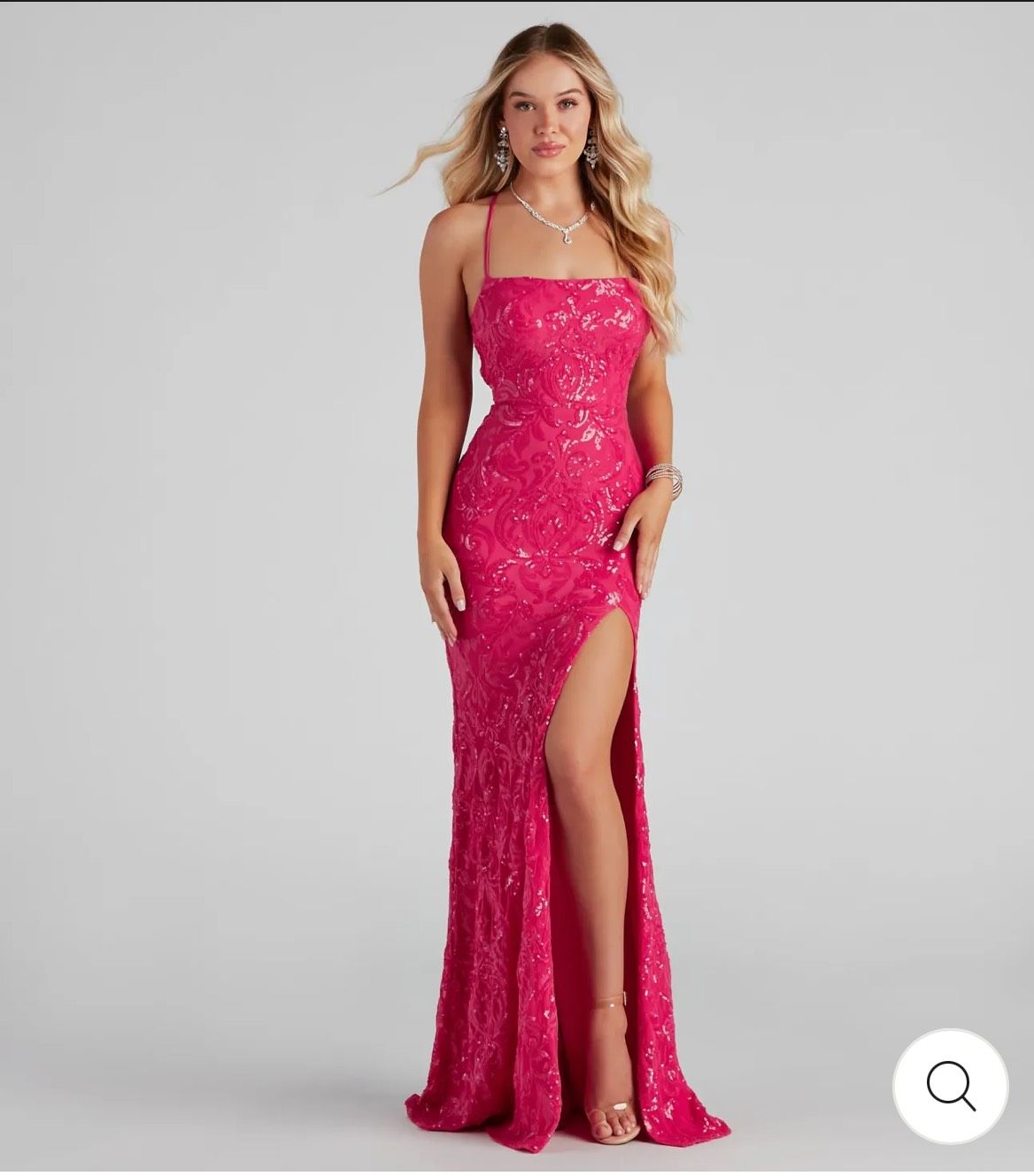 Size L Prom Pink Mermaid Dress on Queenly