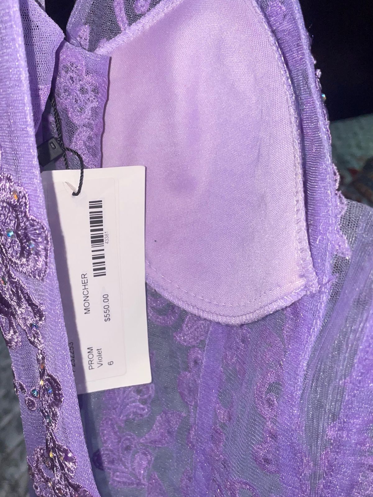 Colette Size 6 Prom Purple Mermaid Dress on Queenly