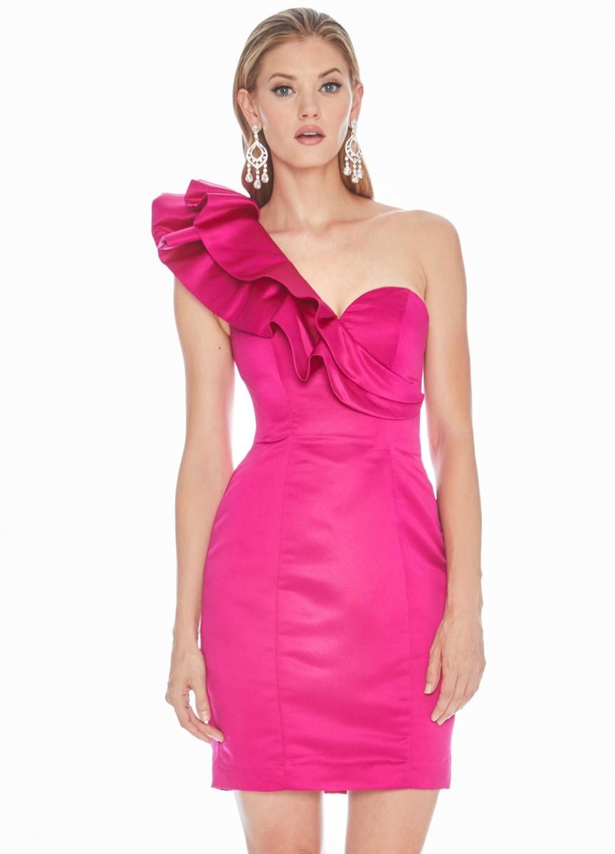 Ashley Lauren Size 2 Prom Pink Cocktail Dress on Queenly