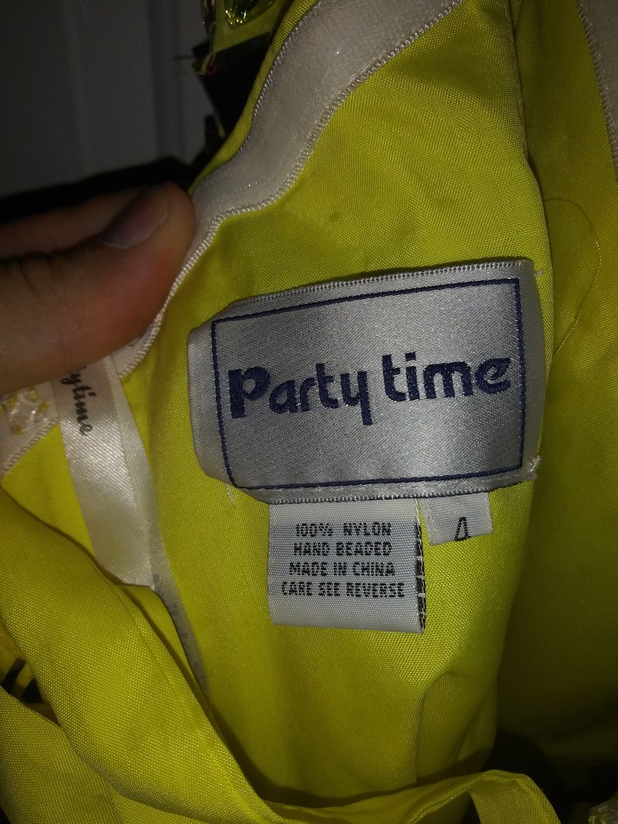 Party Time Size 4 Fun Fashion Yellow Formal Jumpsuit on Queenly