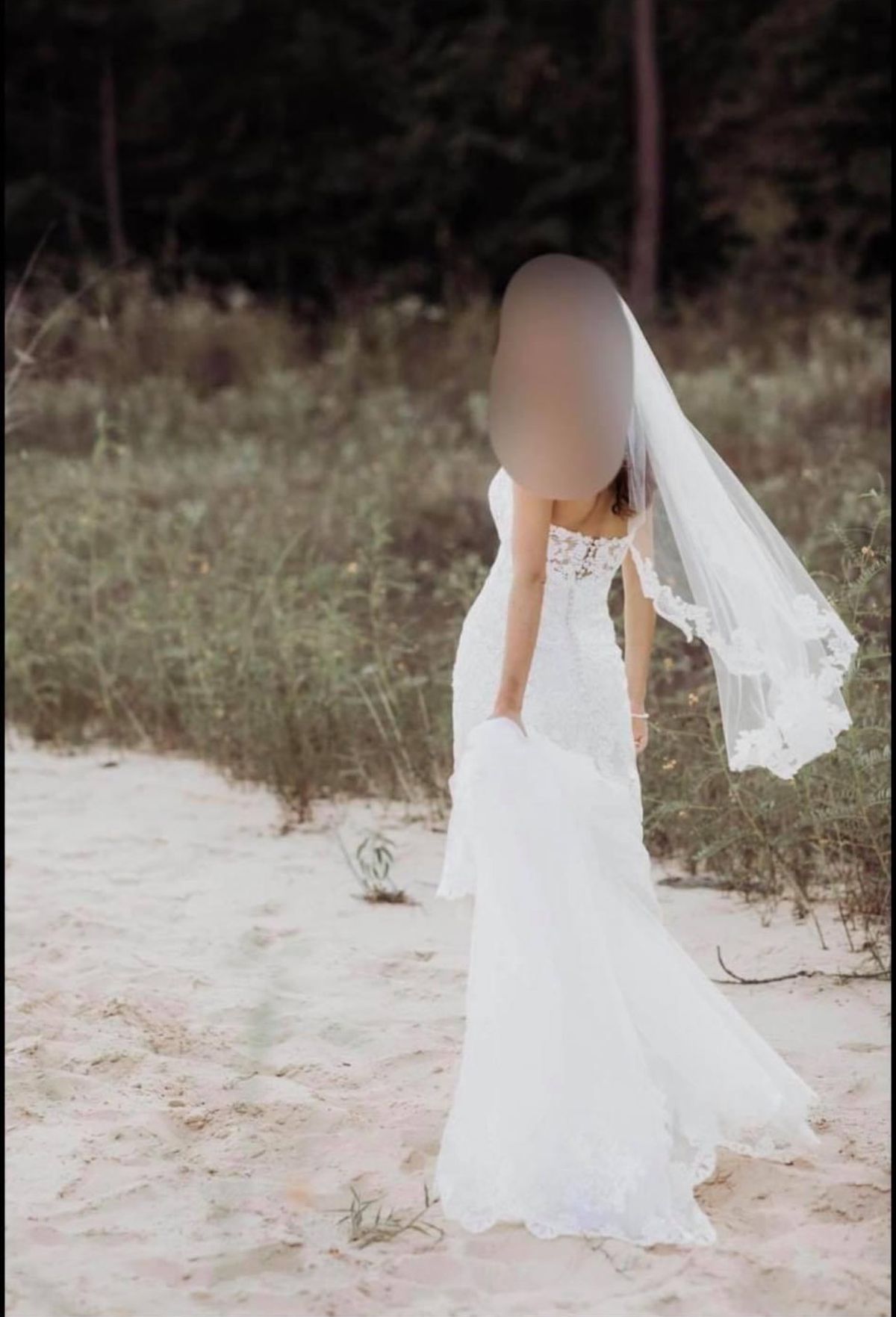 Stella york Size 6 Wedding White A-line Dress on Queenly