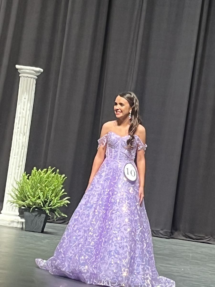 Sherri Hill Size 00 Off The Shoulder Purple Ball Gown on Queenly