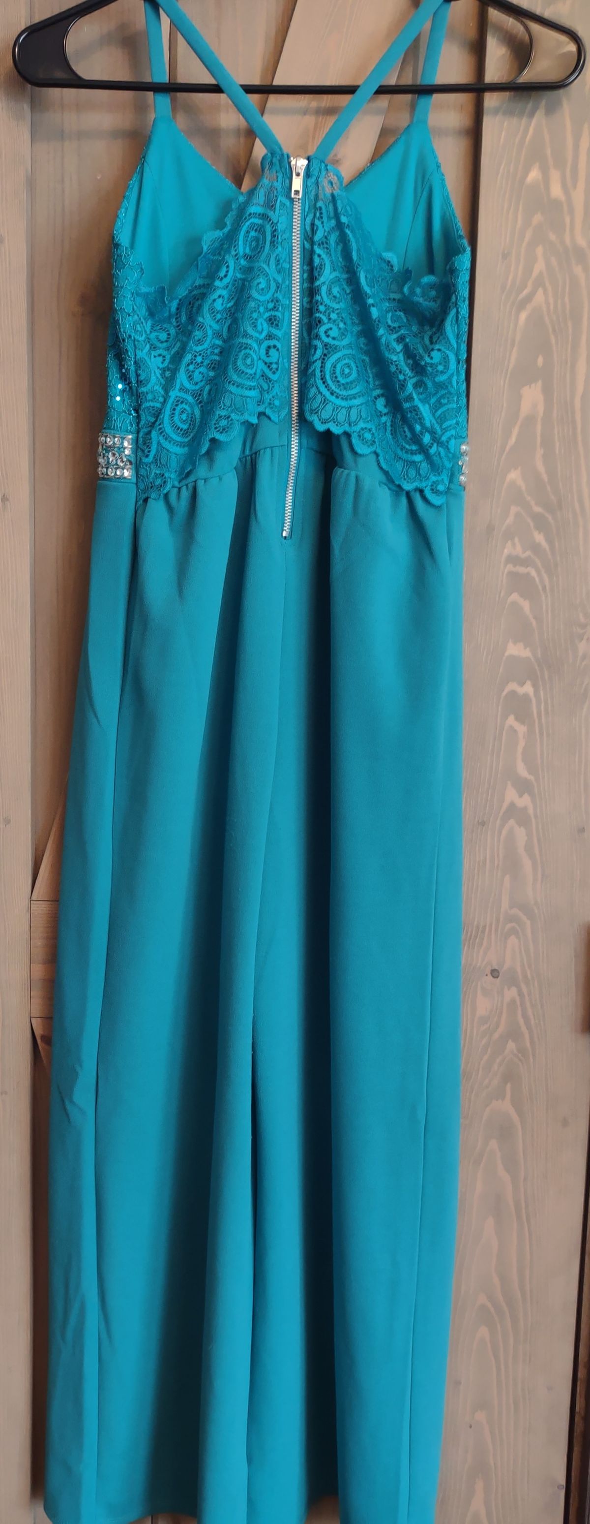 Honey and Rosie  Size 14 Blue Formal Jumpsuit on Queenly