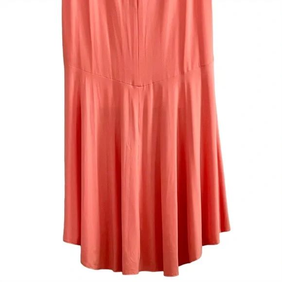 Vera Wang Size 12 Prom Coral Mermaid Dress on Queenly