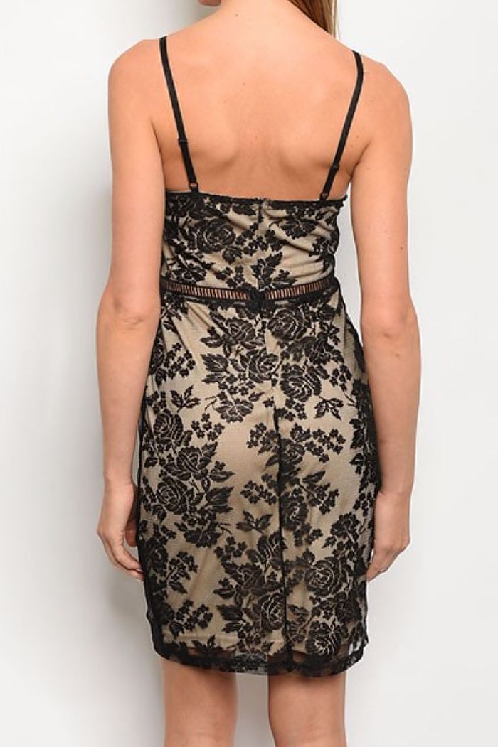 Ambition Size 10 Lace Black Cocktail Dress on Queenly
