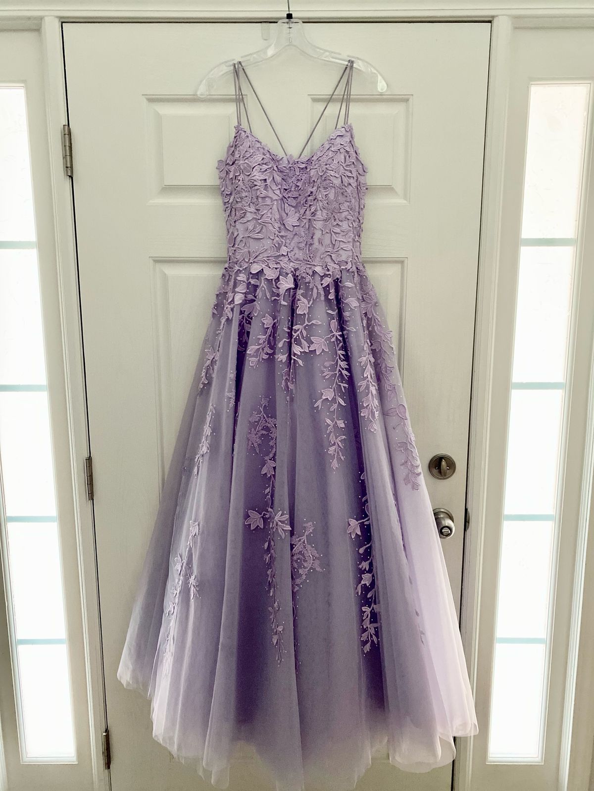 Sherri Hill Size 8 Prom Purple Ball Gown on Queenly