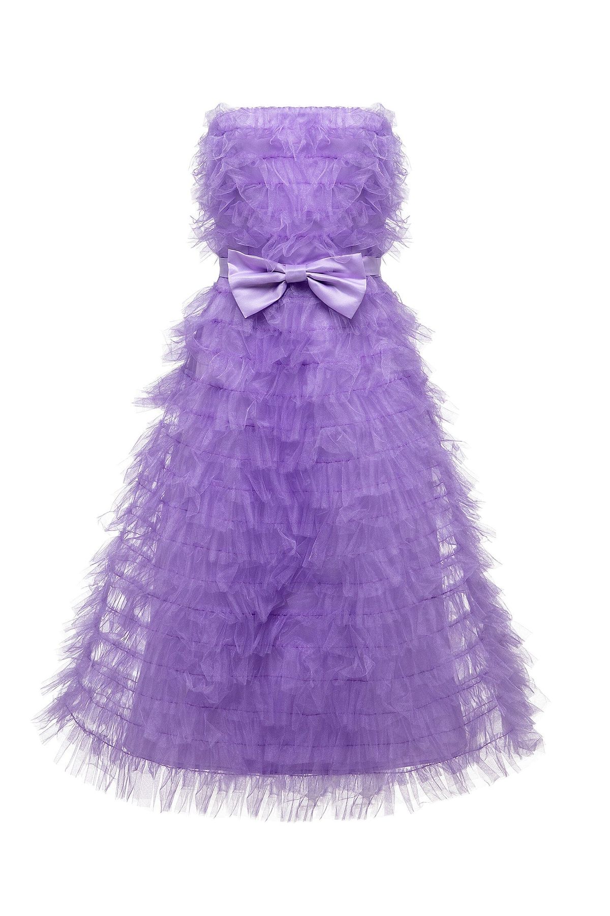 Style Tiana Alamour The Label Size XS Strapless Purple Cocktail Dress on Queenly