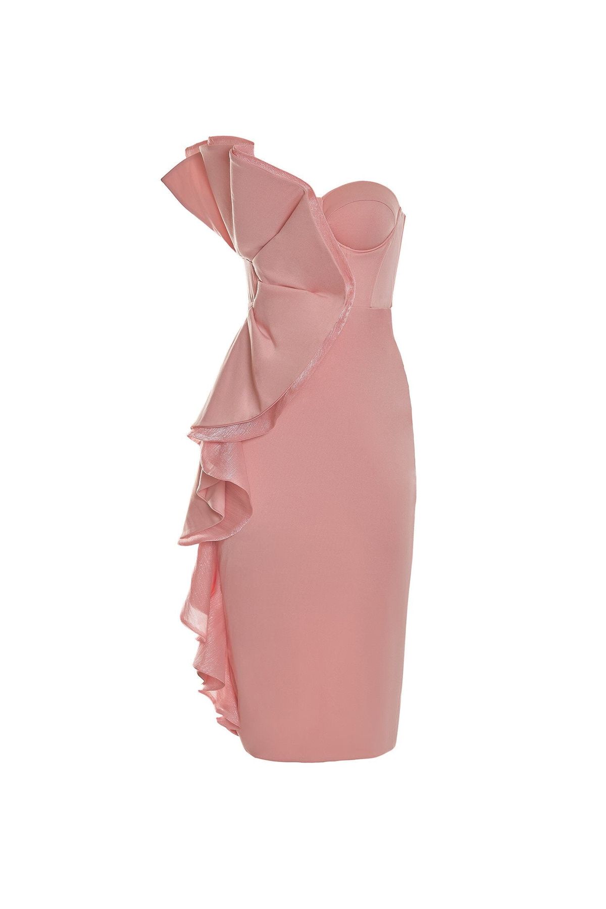 Style Clementine Alamour The Label Size XL Strapless Pink Cocktail Dress on Queenly