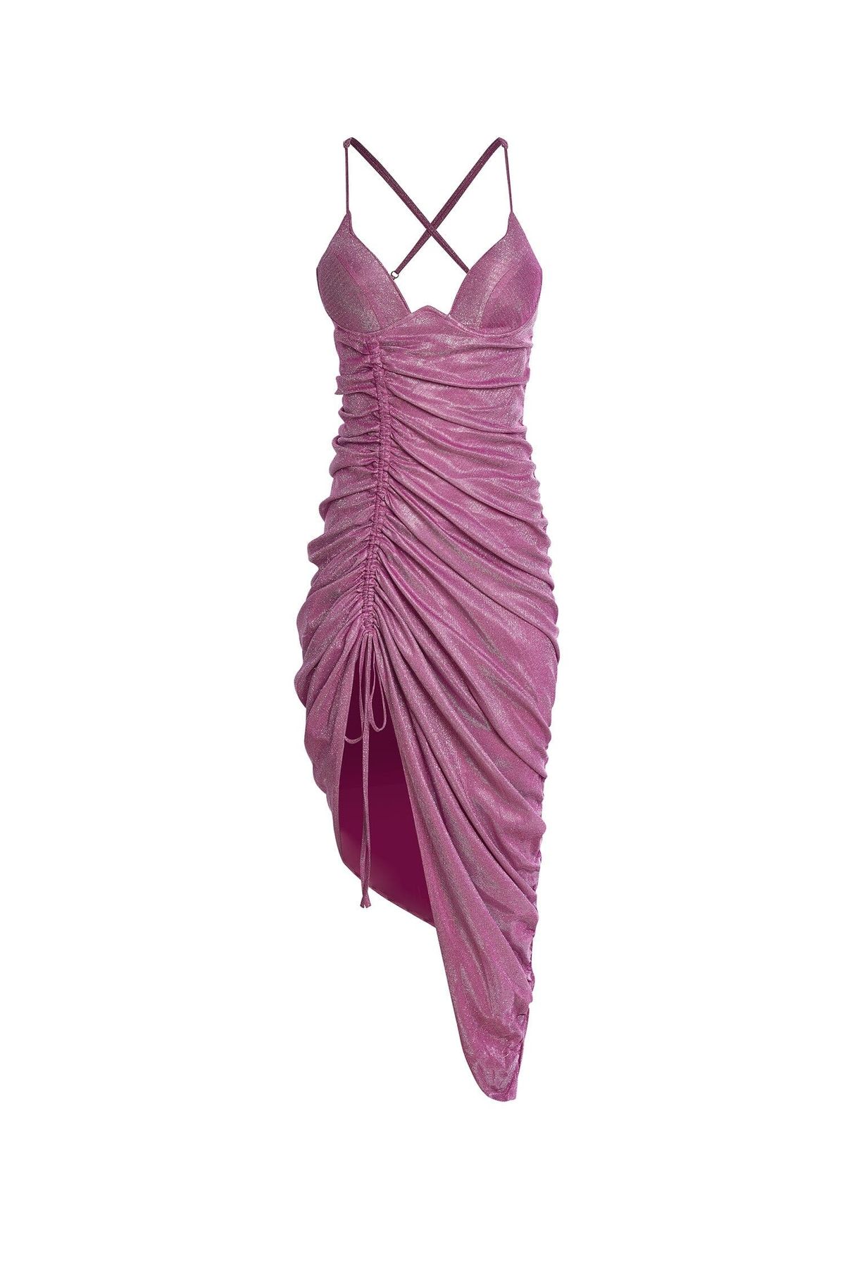 Style Marzia Alamour The Label Size XS Purple Side Slit Dress on Queenly