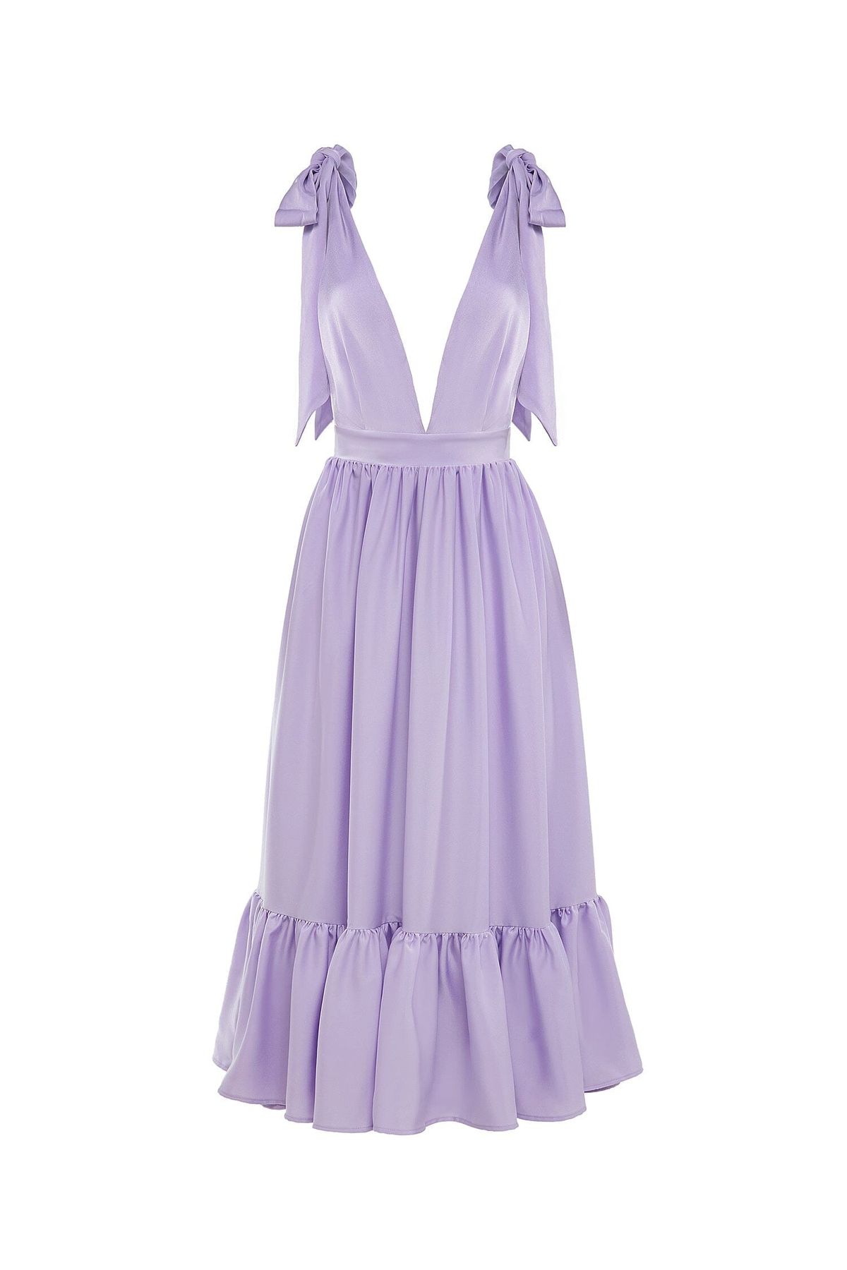 Style Teresa Alamour The Label Size XS Plunge Satin Purple Cocktail Dress on Queenly
