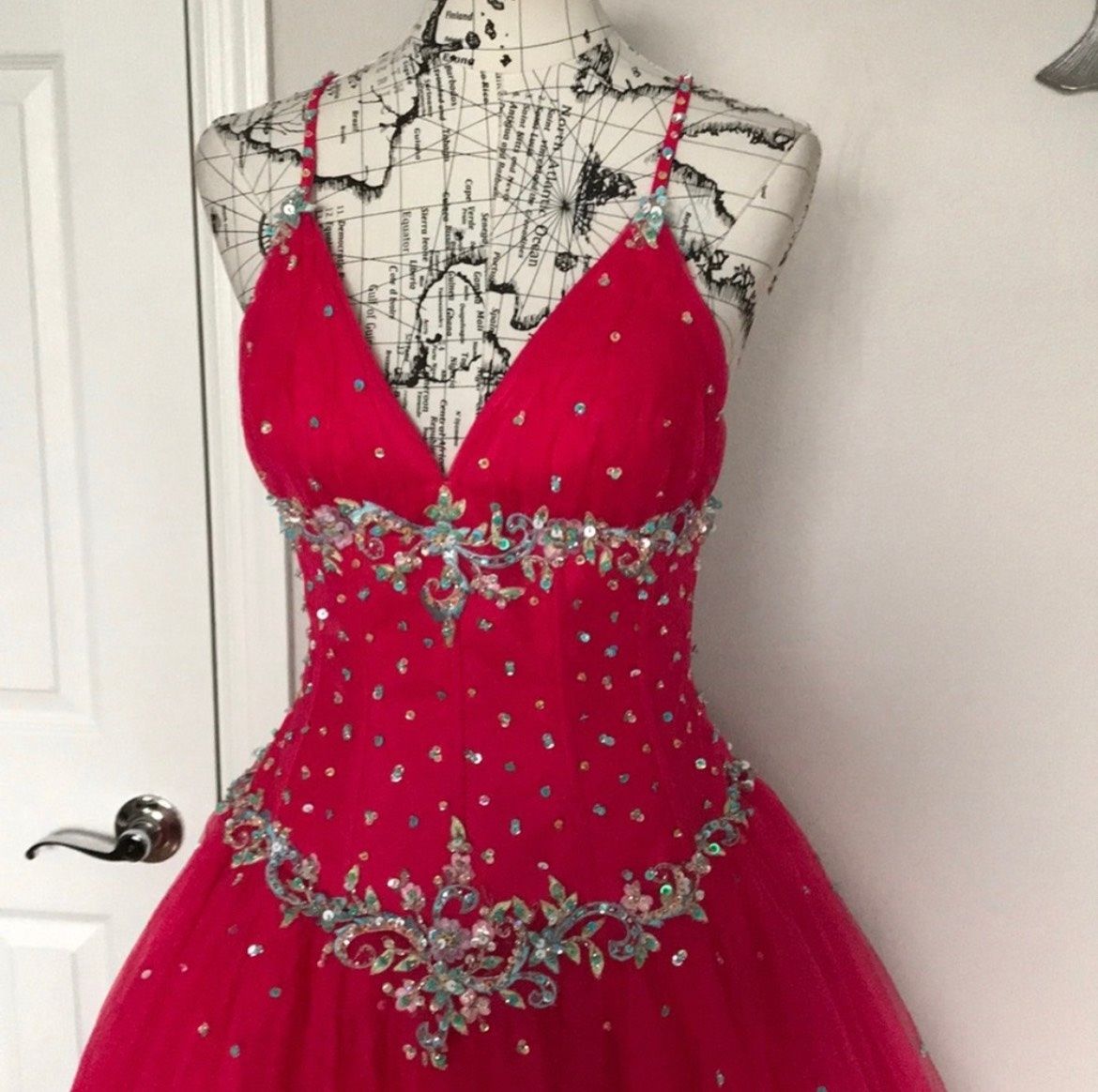 Size S Hot Pink Ball Gown on Queenly