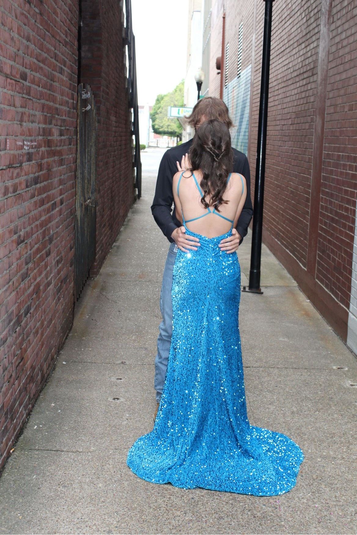 Size 0 Prom Royal Blue Mermaid Dress on Queenly