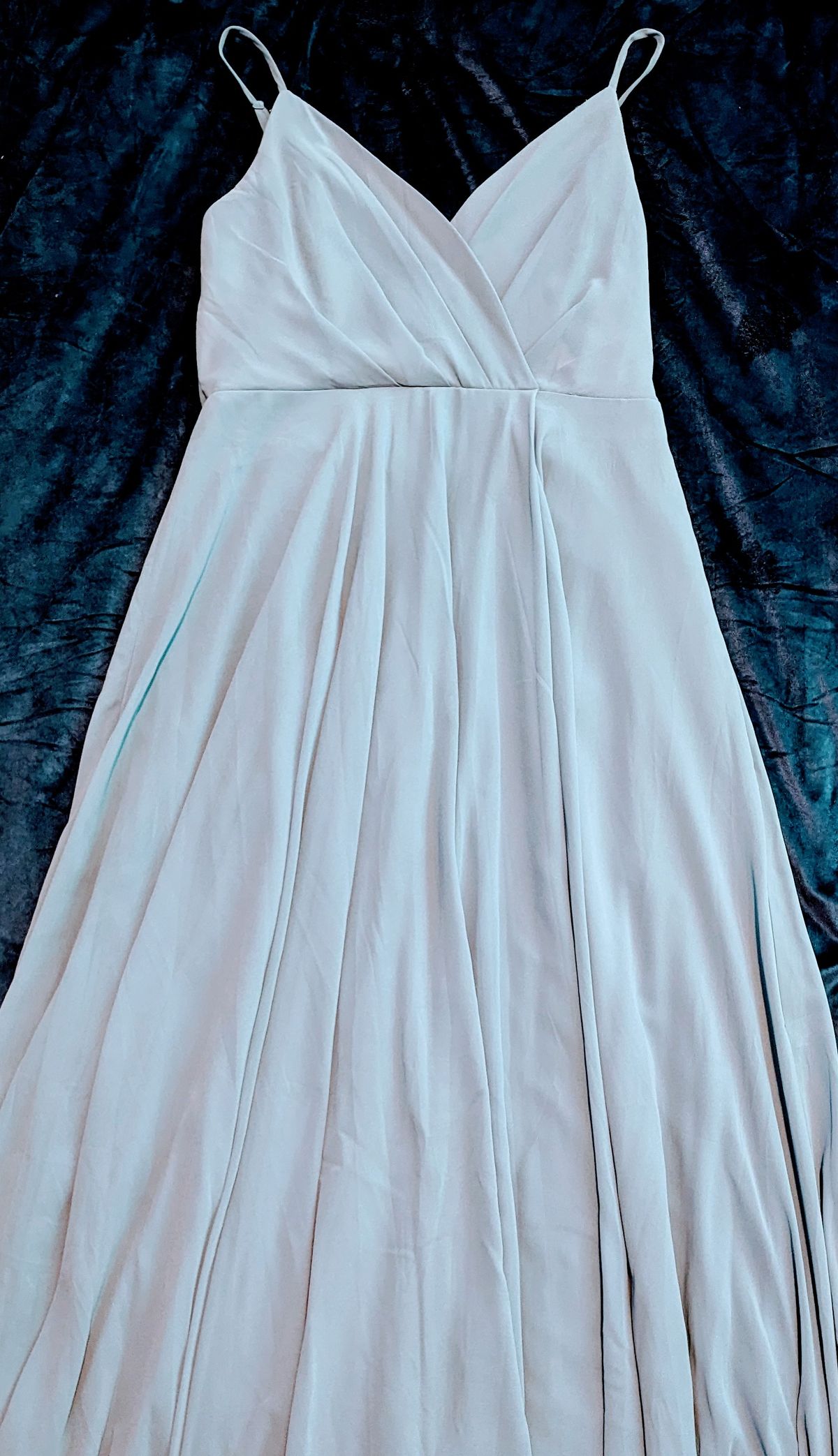 Style 747262 Lulus Plus Size 16 Bridesmaid Light Blue Ball Gown on Queenly