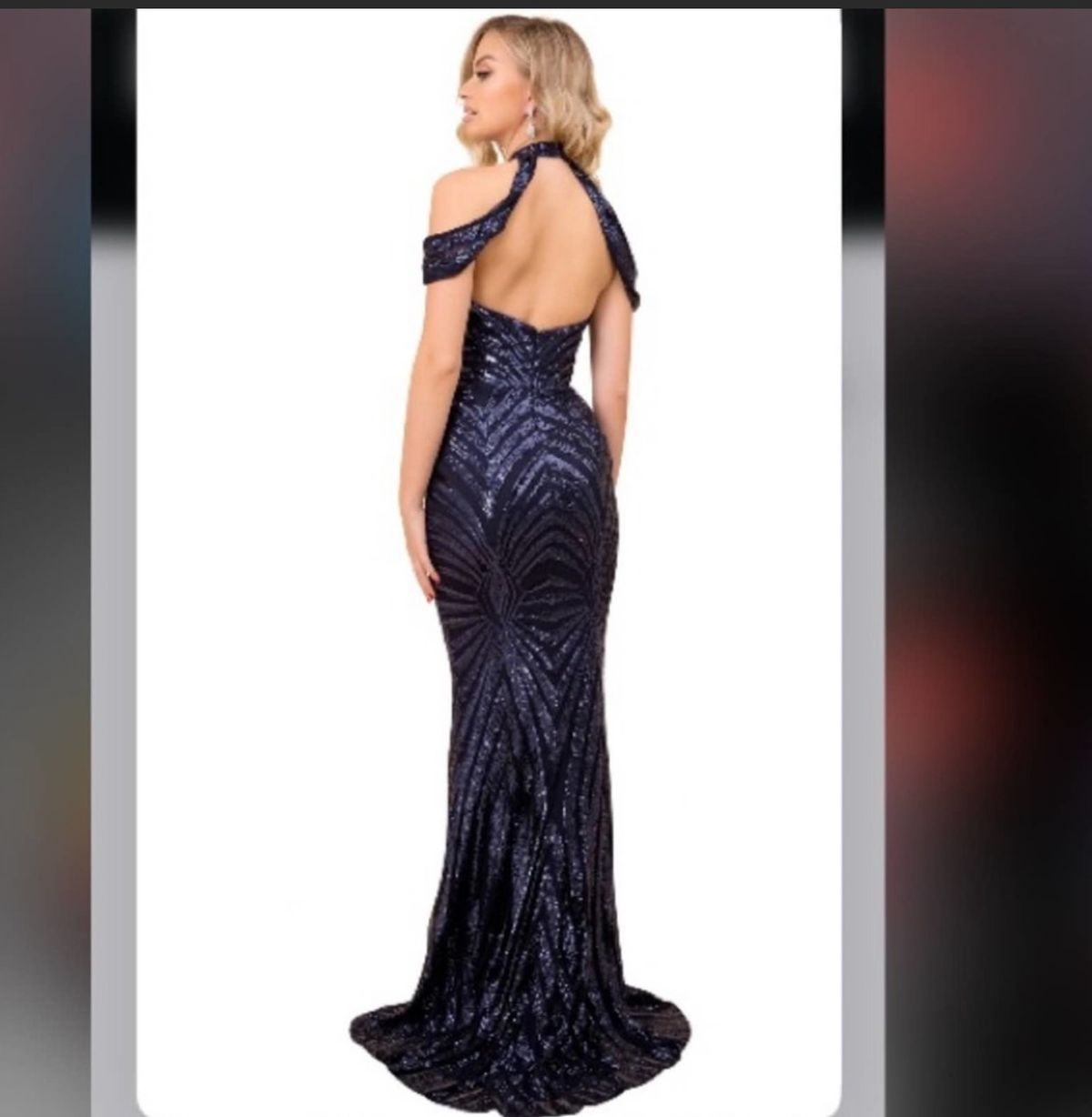 Nox Anabel Size 6 Prom Navy Blue Floor Length Maxi on Queenly