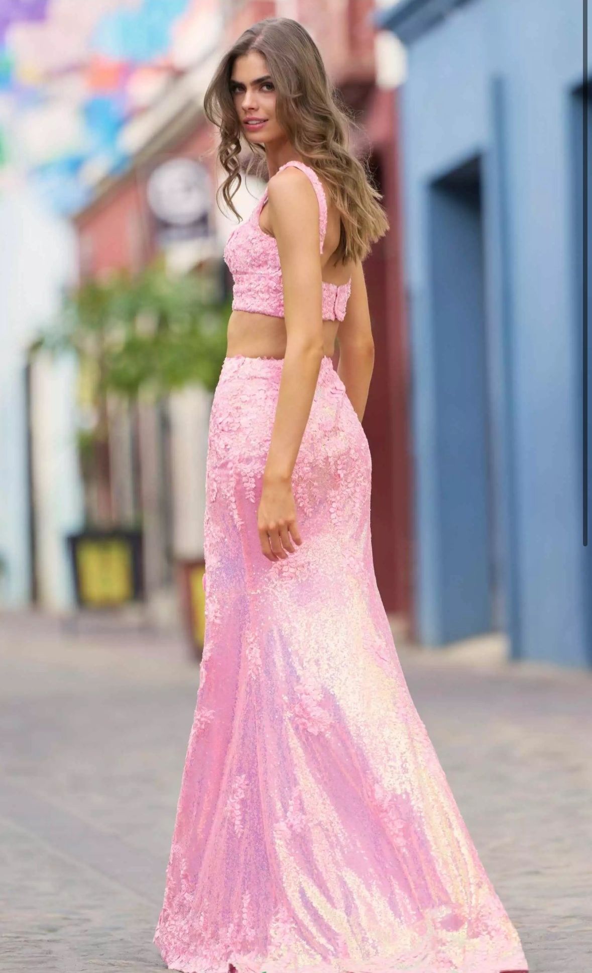 Sherri Hill Size 6 Prom Pink Side Slit Dress on Queenly