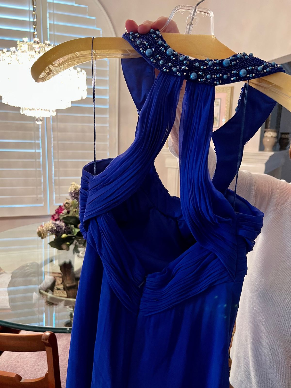 Aidan Mattox Size 2 Prom Blue Mermaid Dress on Queenly