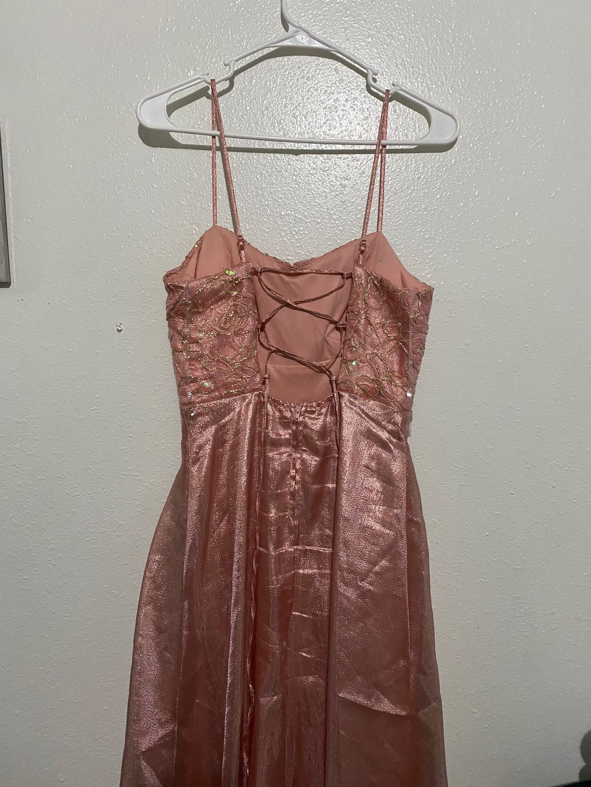 Size S Prom Pink Floor Length Maxi on Queenly