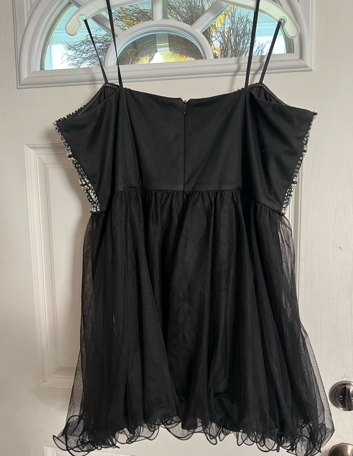 David's Bridal Plus Size 18 Black A-line Dress on Queenly