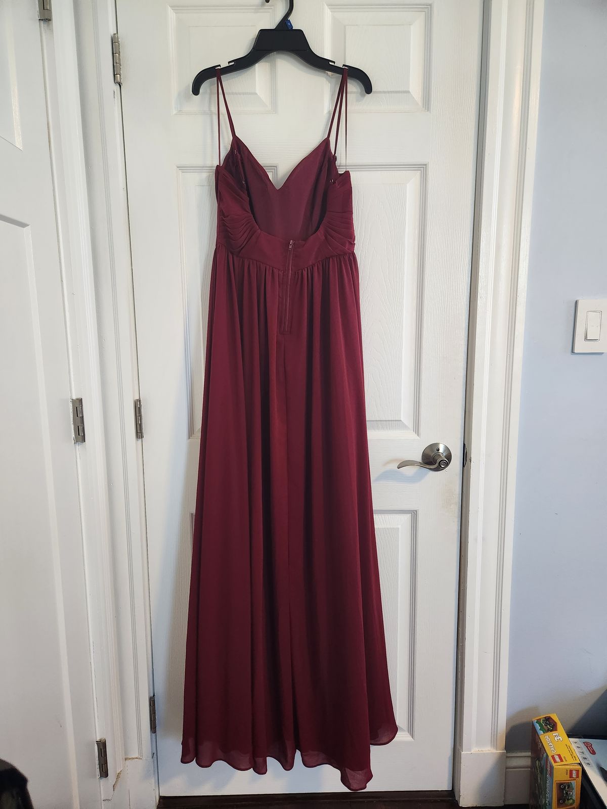 Windsor Size 8 Prom Red Floor Length Maxi on Queenly