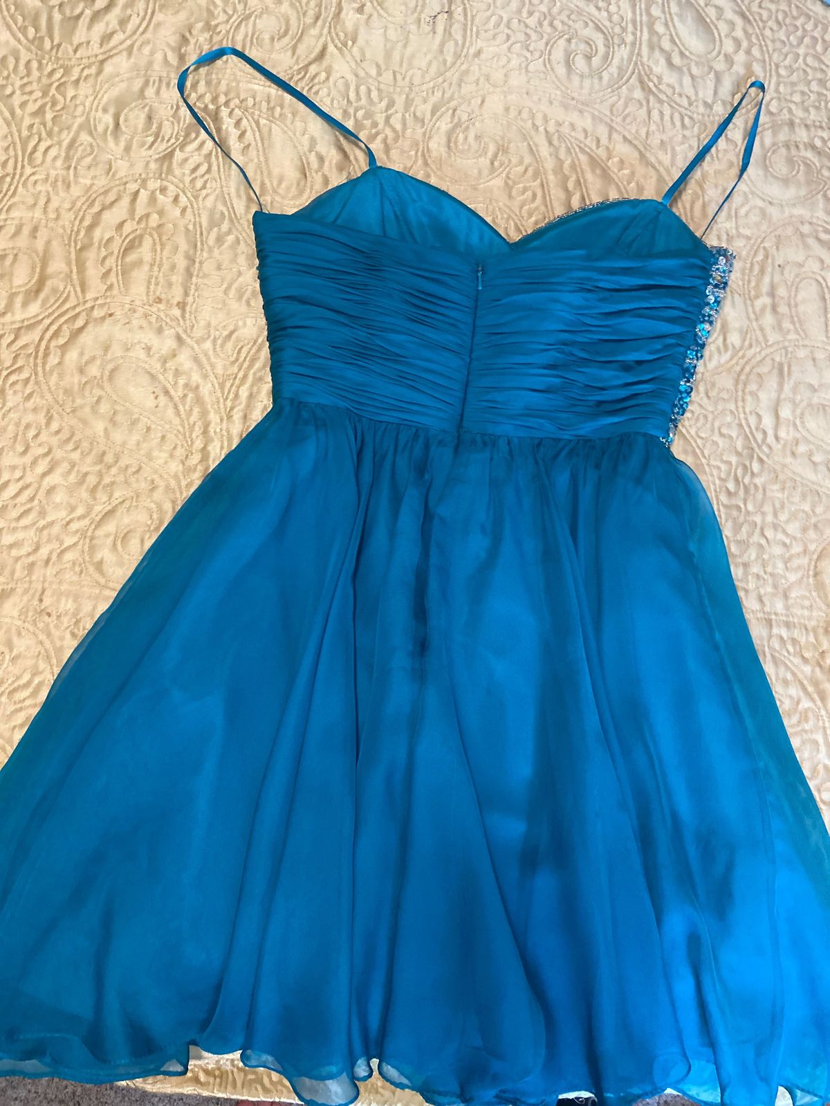 Size S Prom Blue Ball Gown