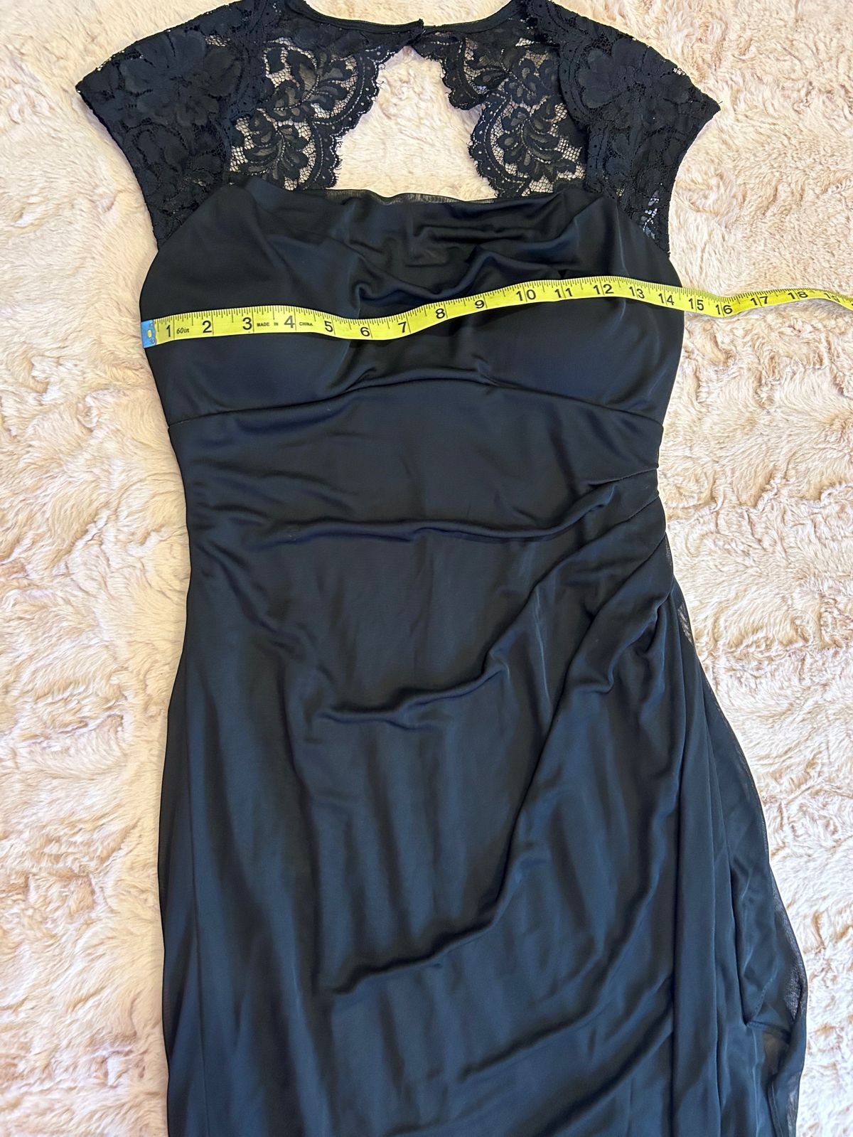 Xscape Size 4 Prom Black A-line Dress on Queenly