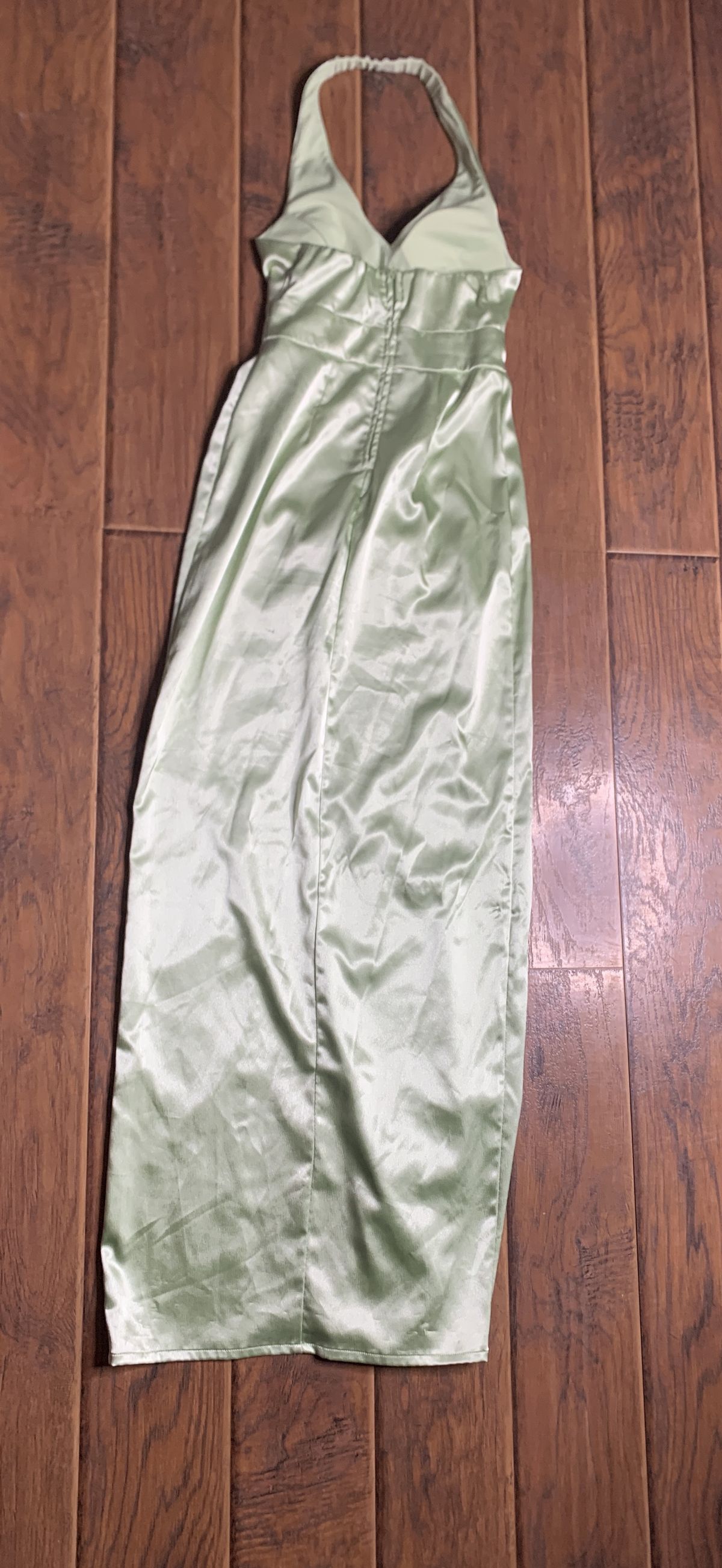 Speechless Girls Size 3 Prom Green Floor Length Maxi on Queenly