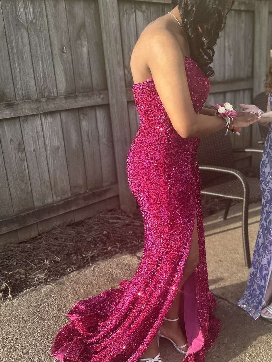 Portia and Scarlett Size 8 Prom Pink Mermaid Dress on Queenly