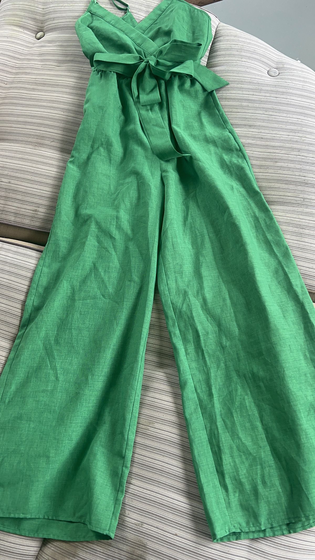 Size S Green Formal Jumpsuit on Queenly