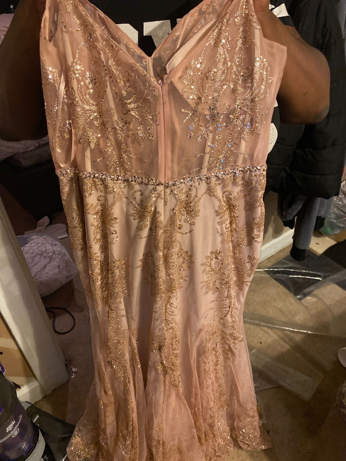 Size XL Prom Pink Mermaid Dress on Queenly