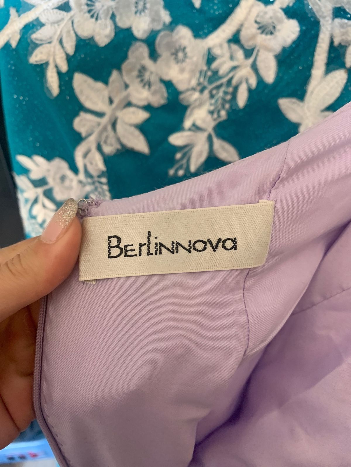 berlinnova Size S Prom Plunge Light Purple Mermaid Dress on Queenly