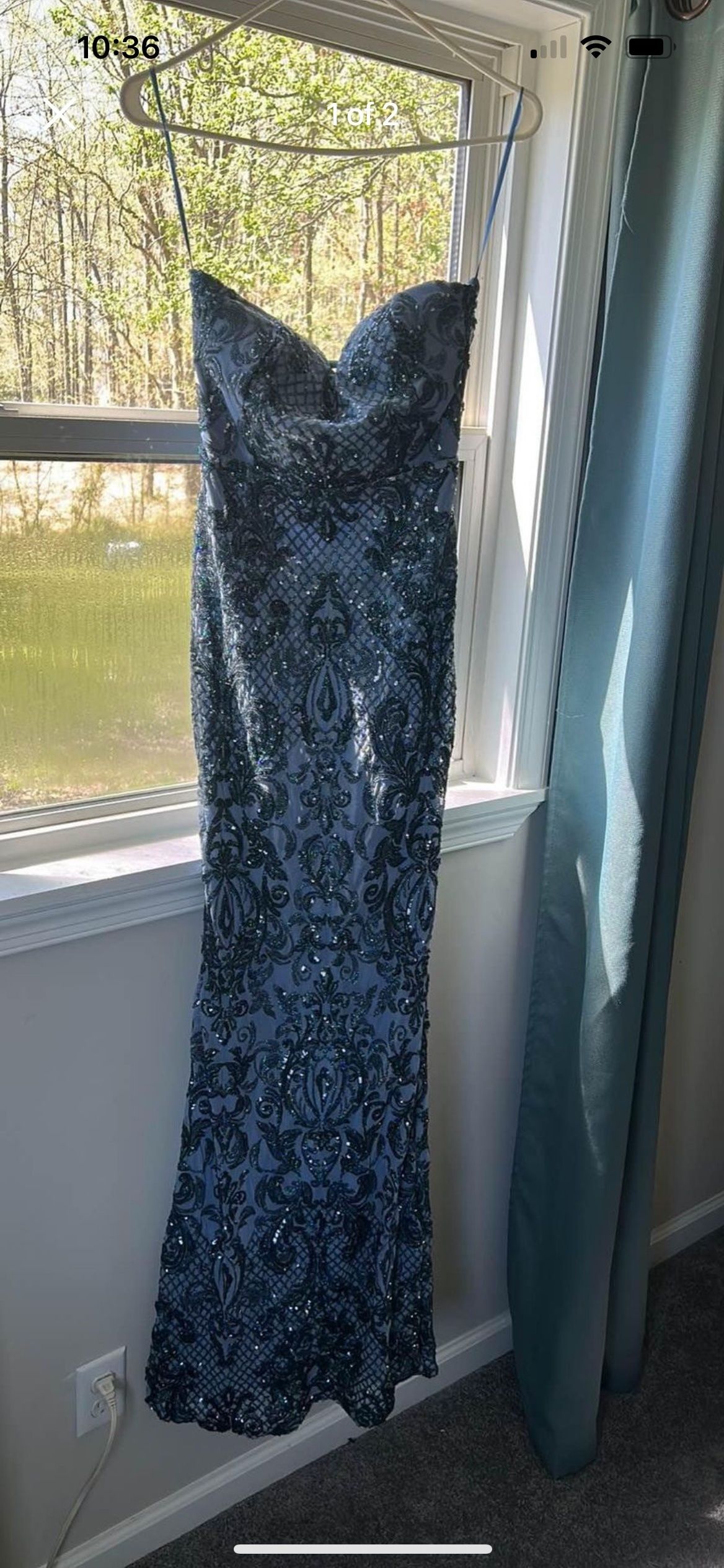 Windsor Size 6 Prom Blue Floor Length Maxi on Queenly