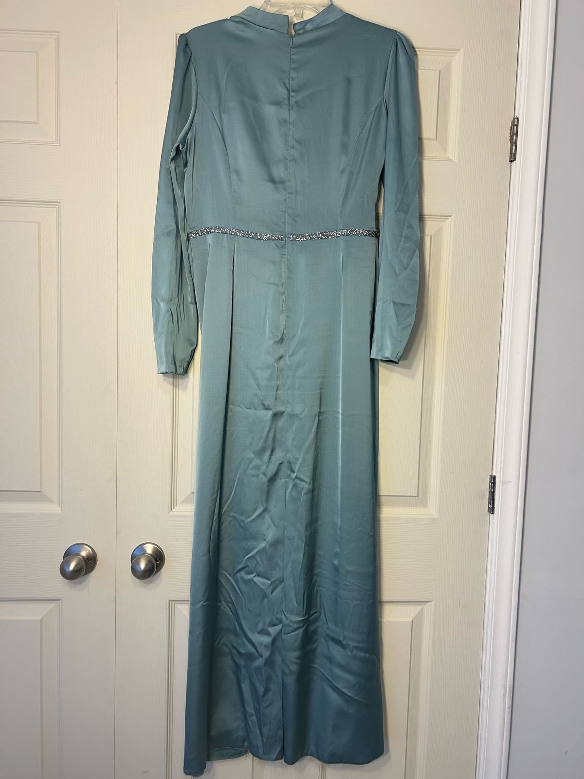 Size 8 Prom Green Floor Length Maxi on Queenly