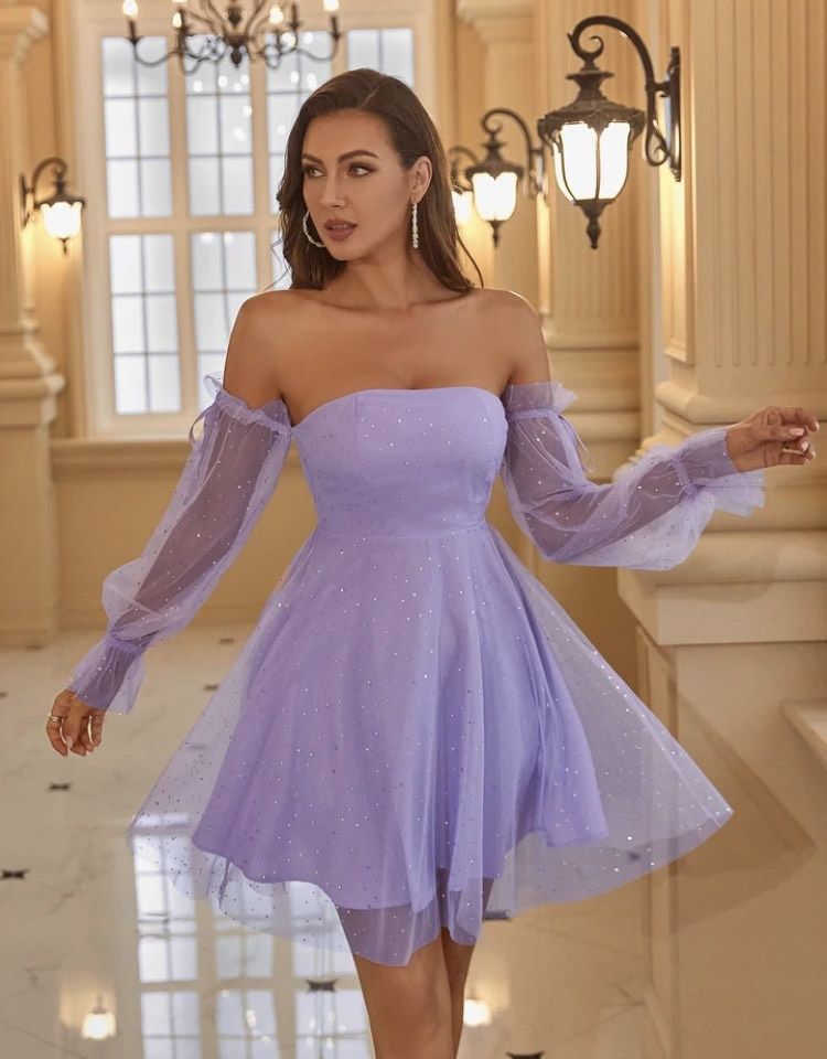 Size XS Prom Purple Ball Gown on Queenly