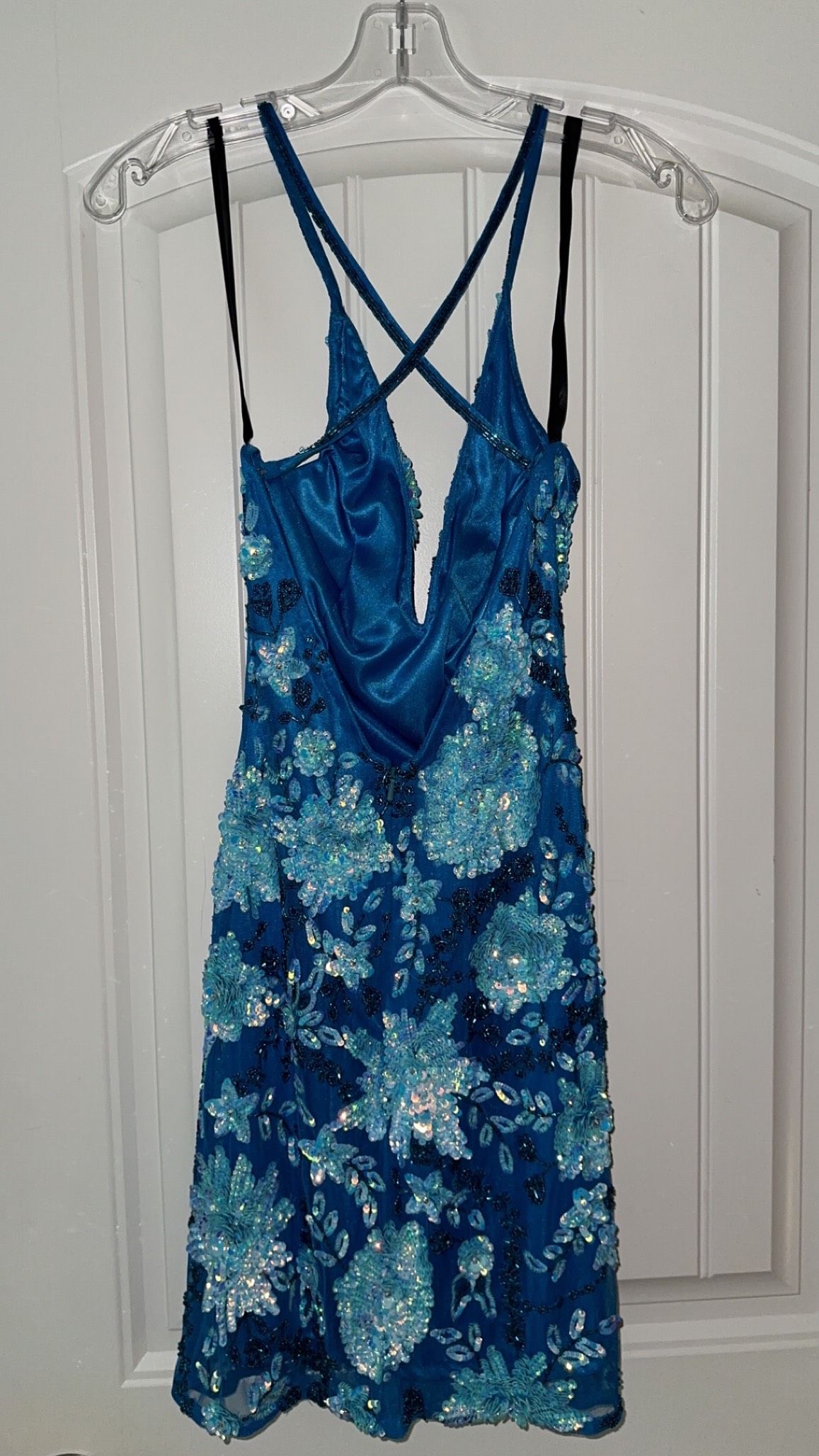 Primavera Size 4 Homecoming Blue Cocktail Dress on Queenly