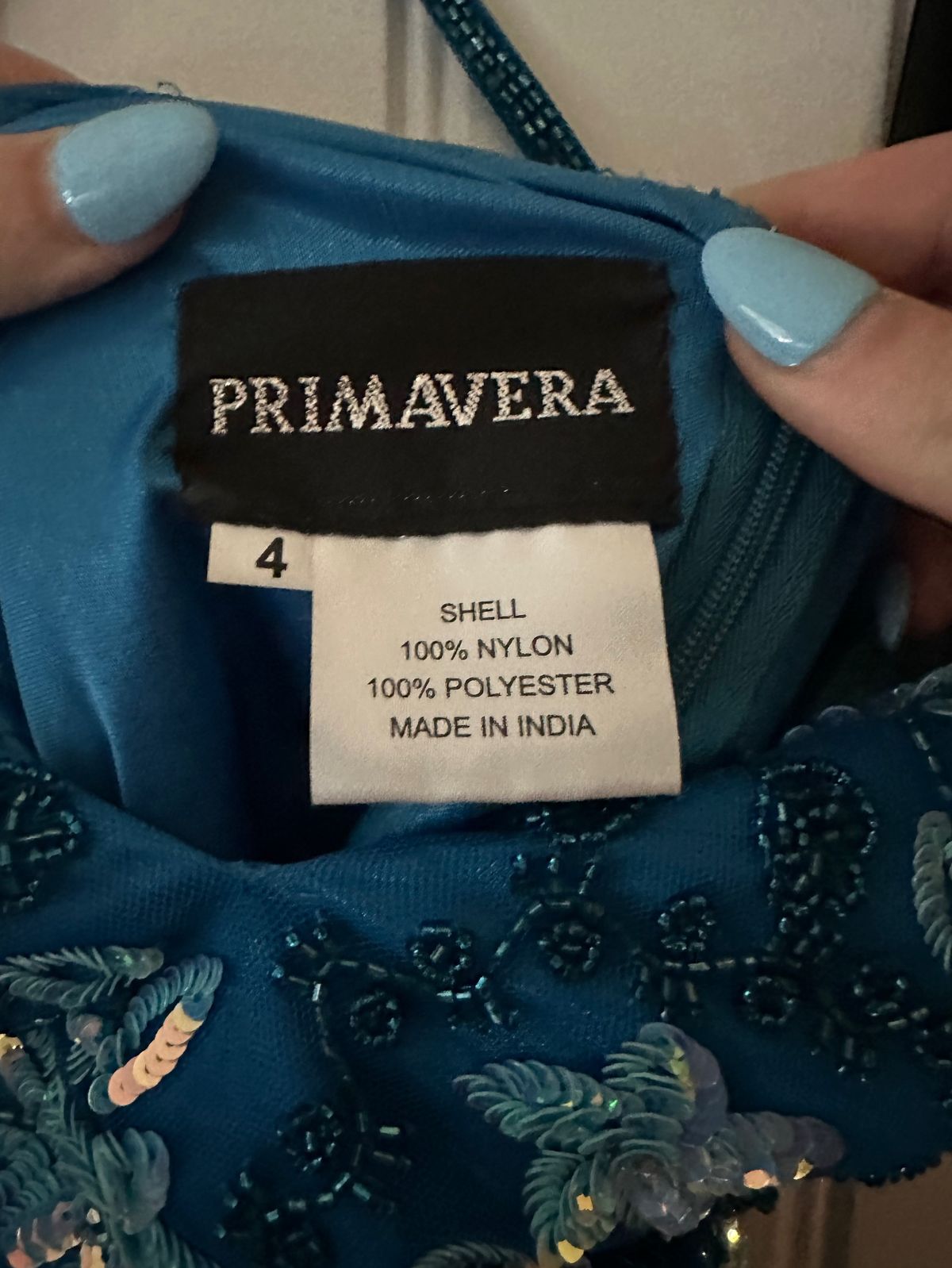 Primavera Size 4 Homecoming Blue Cocktail Dress on Queenly