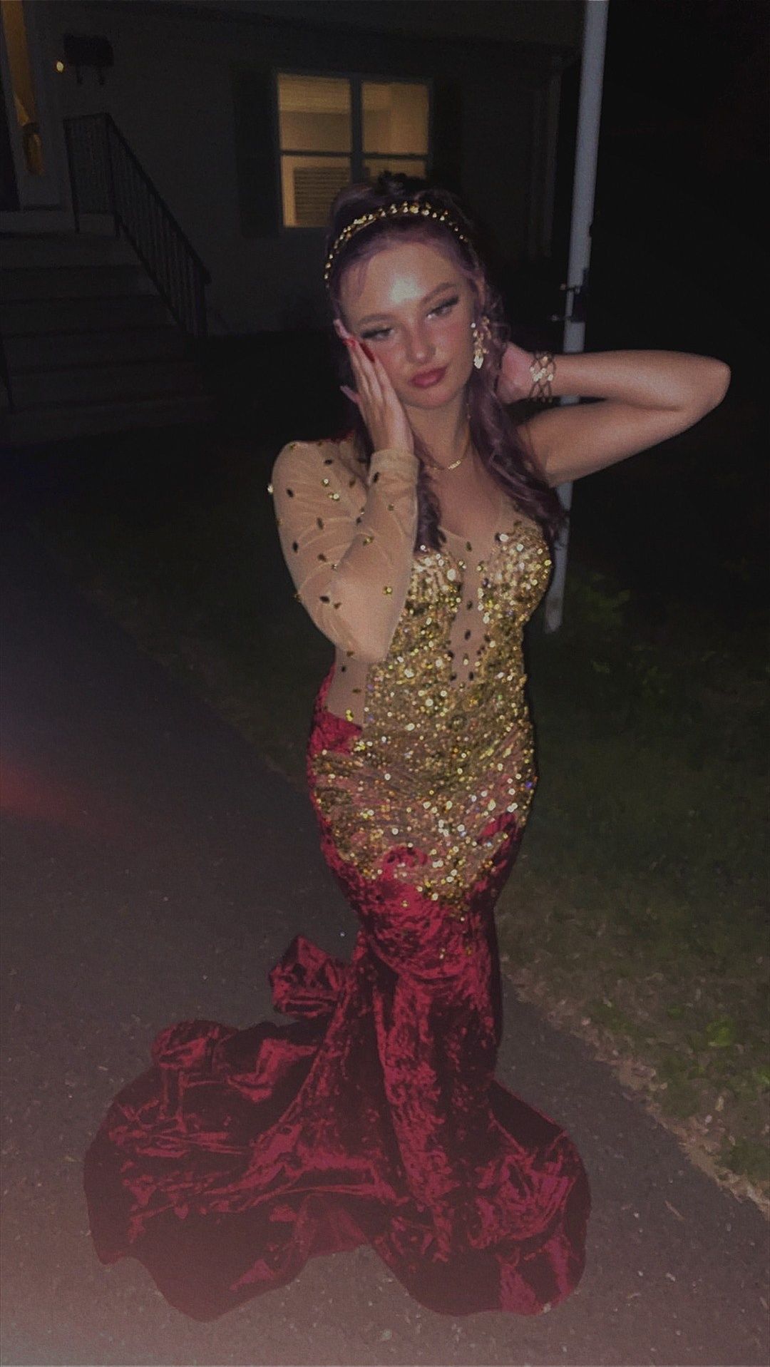 karenkice Size 2 Prom Multicolor Mermaid Dress on Queenly