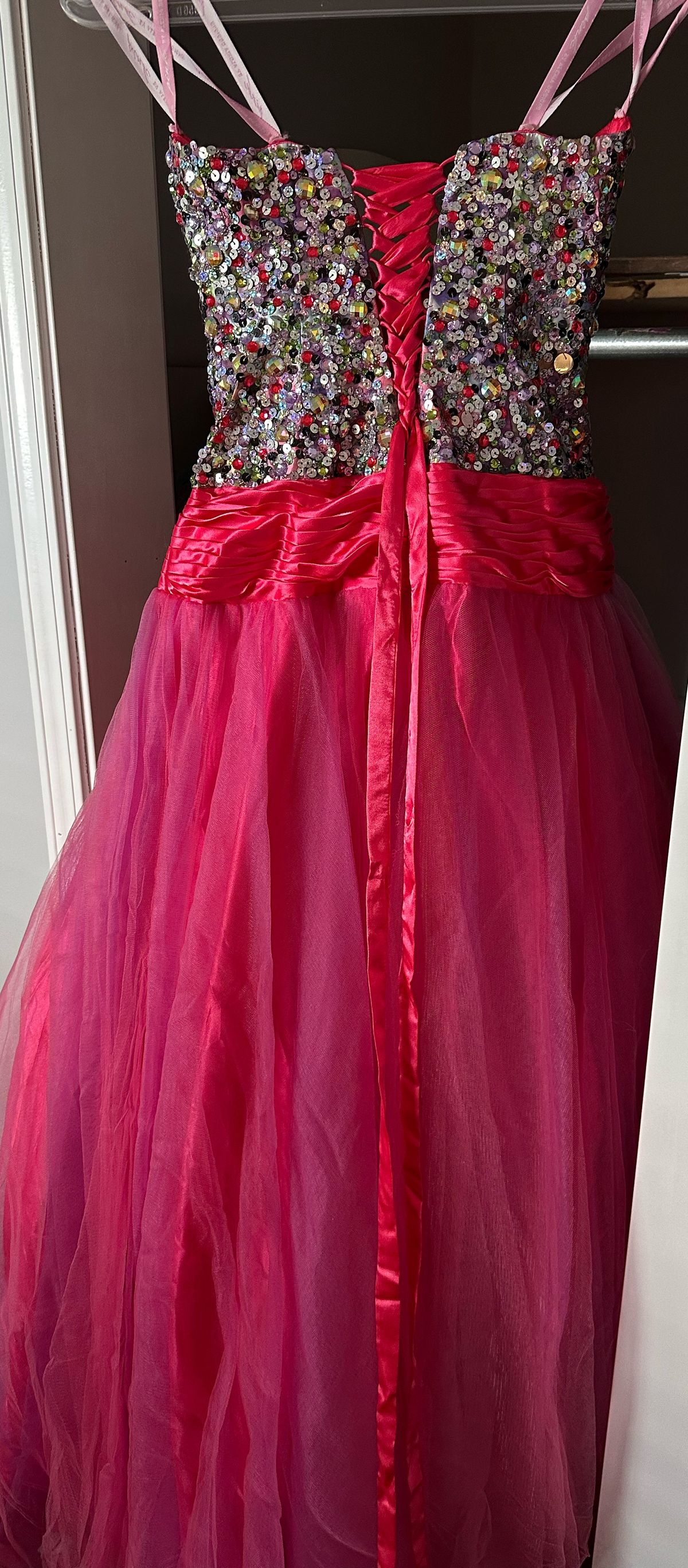 Alexia Designn Size 2 Prom Pink Dress With Train on Queenly