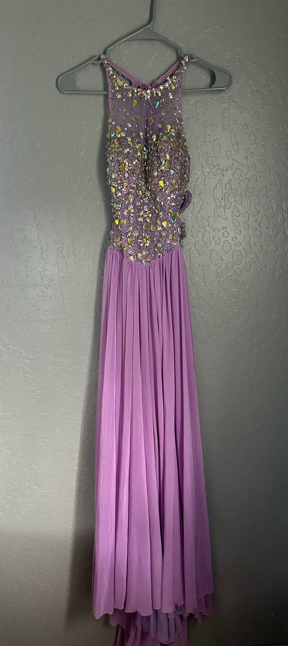 Size S Prom Purple Floor Length Maxi on Queenly