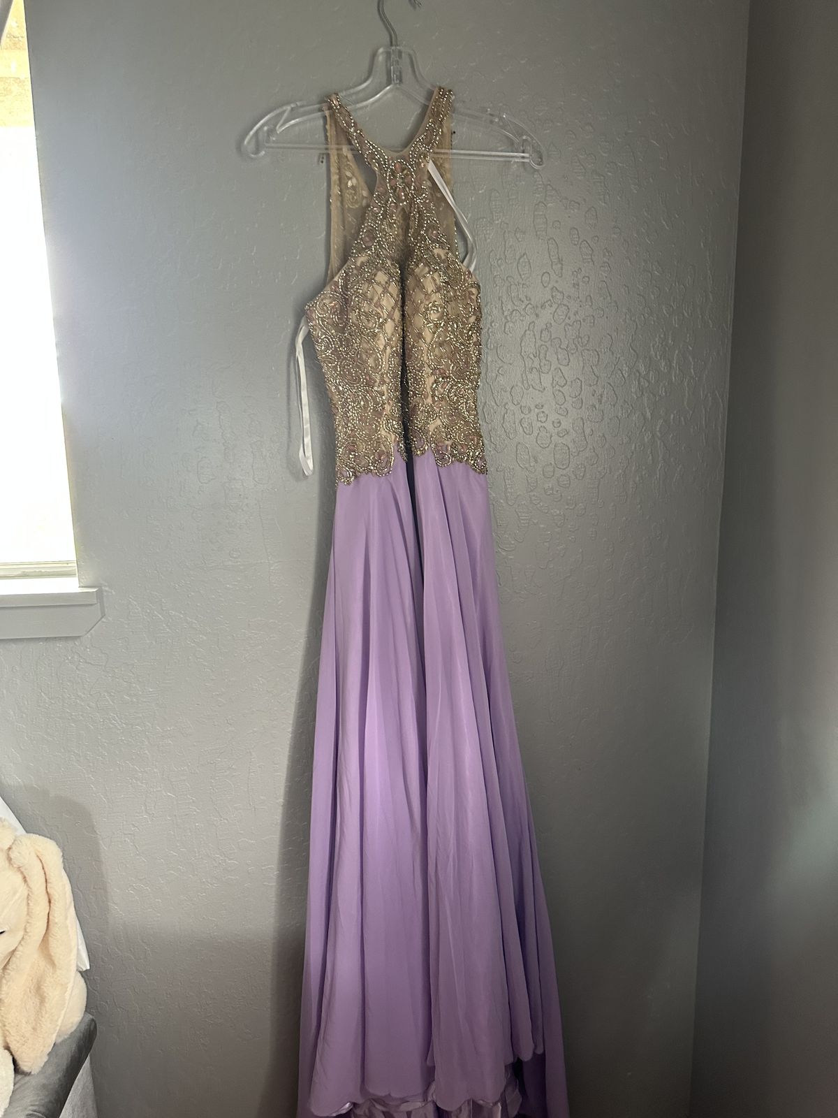 Size S Prom Purple Floor Length Maxi on Queenly
