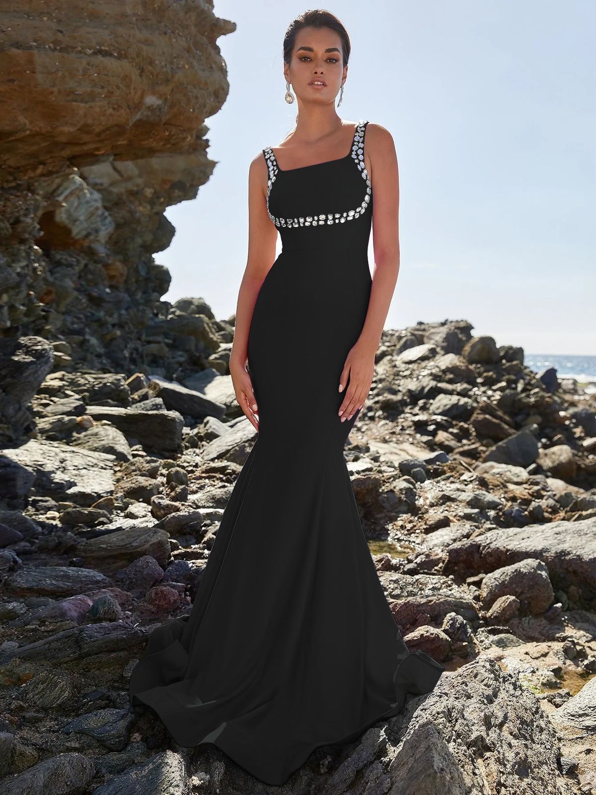 Style FSWD0547 Faeriesty Size XS Prom Black Mermaid Dress on Queenly