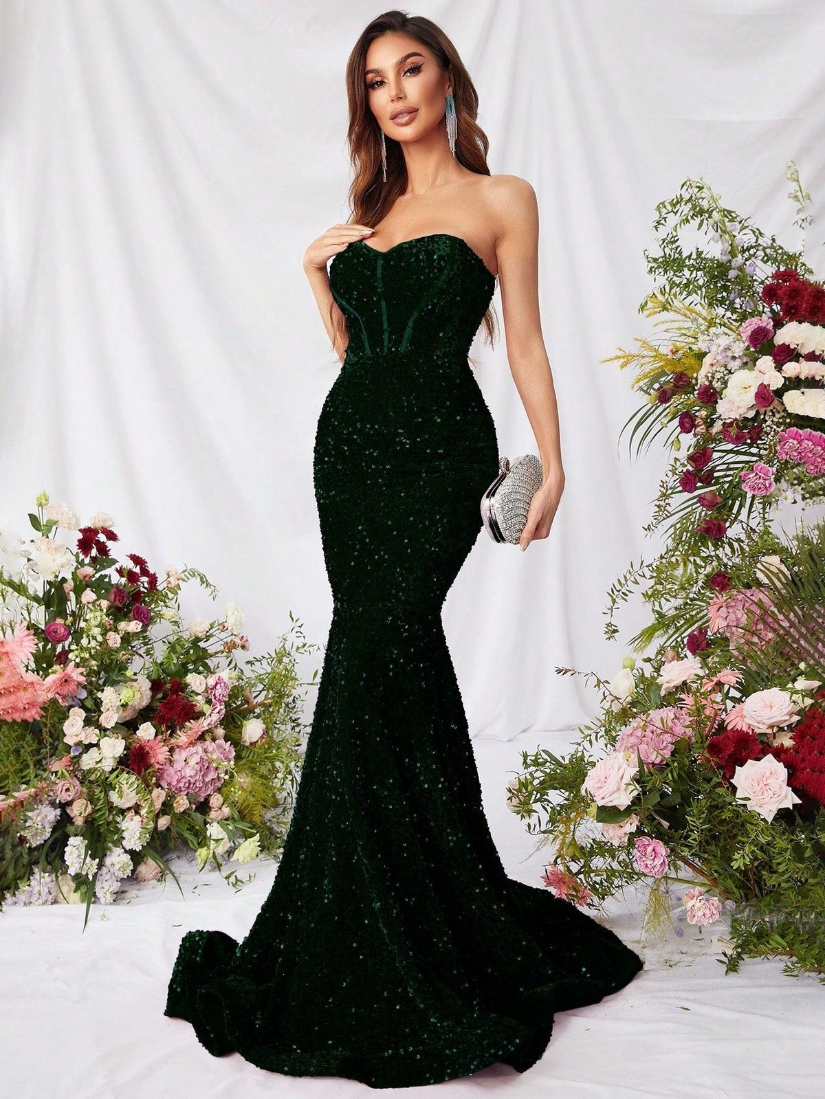 Style FSWD0633 Faeriesty Size M Prom Green Mermaid Dress on Queenly